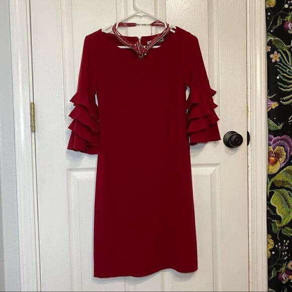 Danny and Nicole Red Dress - Picture 4 of 12